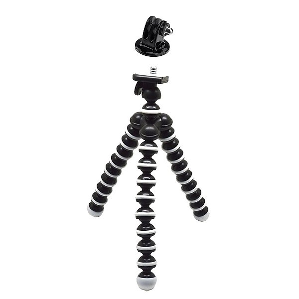 Tripé Flexível de Mesa Gorillapod 24cm para GoPro SJCAM Eken
