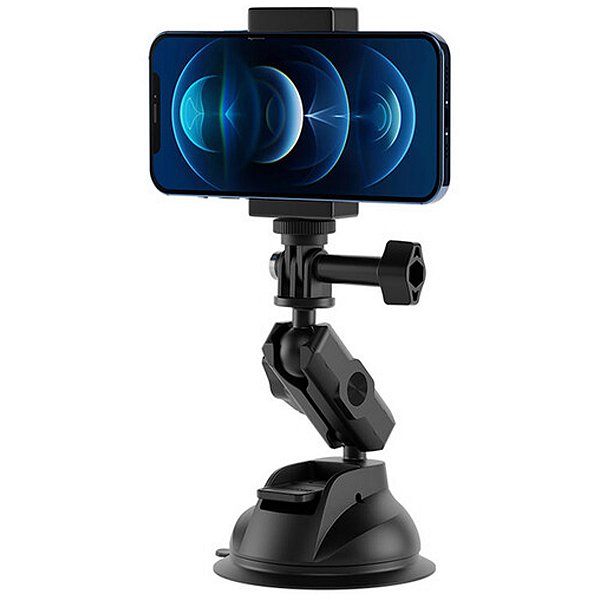 Ventosa de Sucção Regulável para GoPro Celular e Smartphone