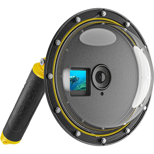 Dome para DJI Osmo Action 3, 4 e 5 com Bastão e Gatilho Selfie