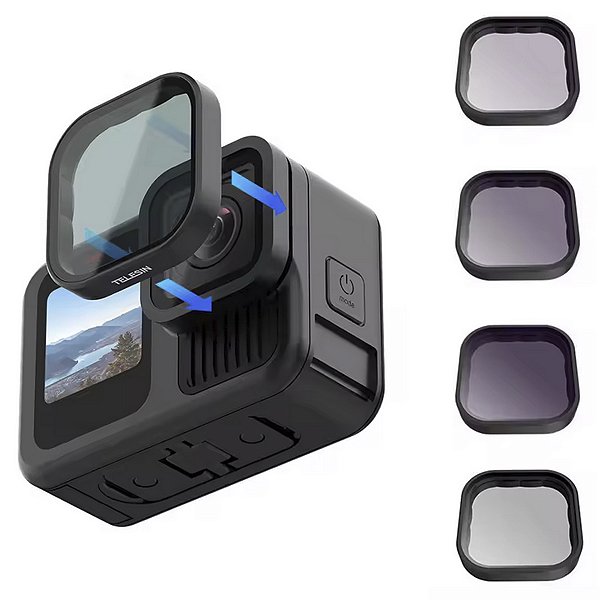 Kit de Filtros CPL ND8 ND16 ND32 para a GoPro HERO 13 Black