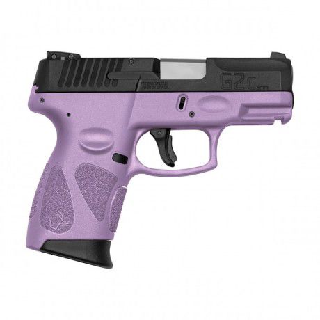 Pistola Taurus G2c - .9mm - 3,3" - 12+1 Tiros - Carbono Fosco Light Purple e Dark Purple