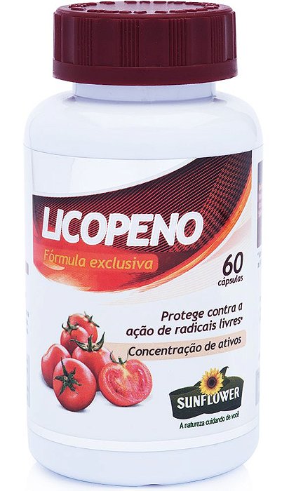 Licopeno 5mg 60 Cápsulas Sunflower