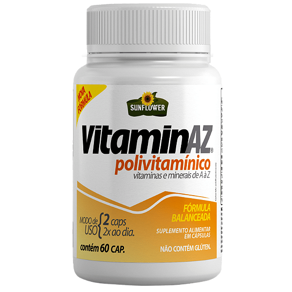 Polivitamínico VitaminAZ 650mg 60 caps Sunflower