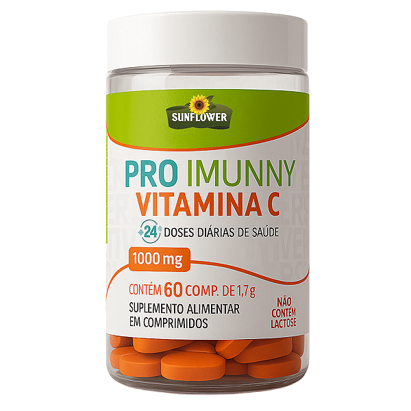Pro Imunny 1g de Vitamina C 60 Comprimidos 1,7g