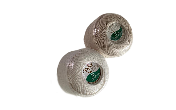 Linha Mercer Crochet Branca