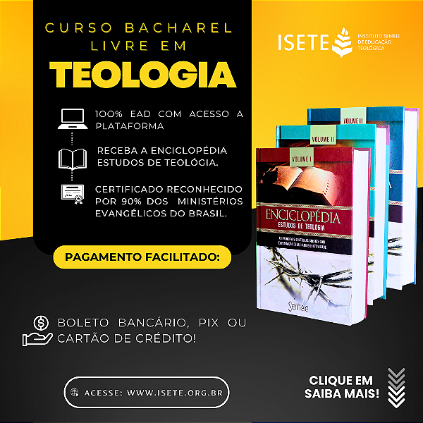 Curso Bacharel Livre em Teologia