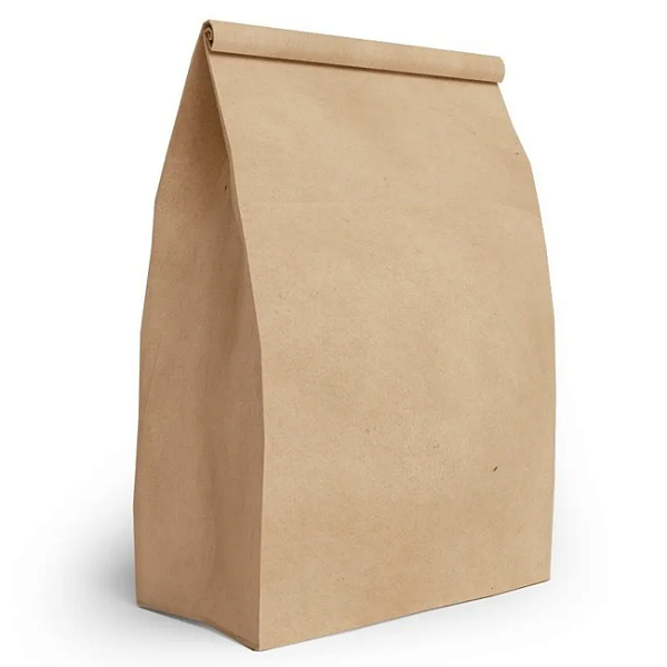 Saco Delivery Kraft SOS 31x24x14 Tamanho G Com 100 Unds, Hambúrguer, Burguer - Liso