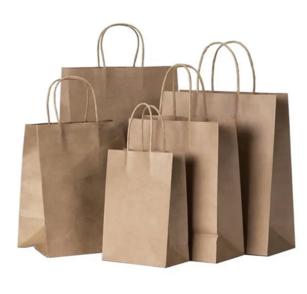 SACOLA PAPEL KRAFT DELIVERY TAMANHO GG C/ 100 UND - LISA