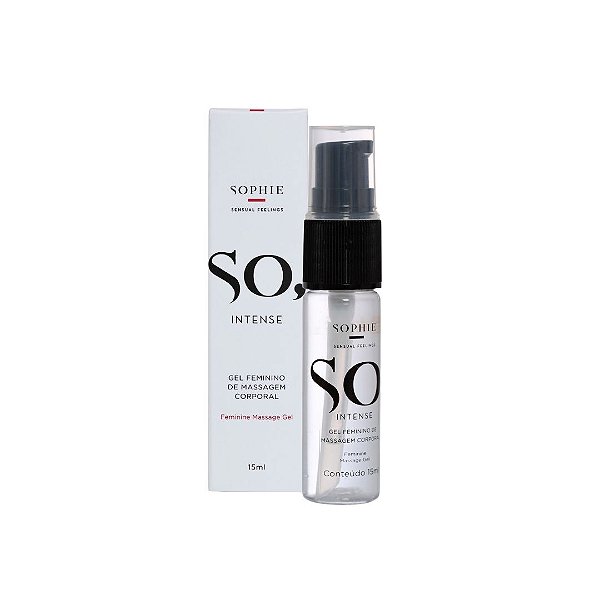 So Intense | Gel Excitante de Massagem Corporal | Esquenta e Esfria 15ml