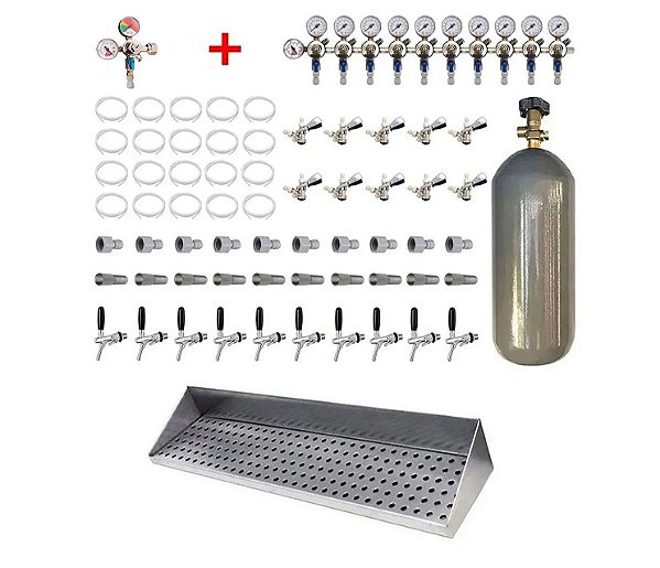 Kit Para Câmara Fria 10 Vias Com Engate Rápido Completo