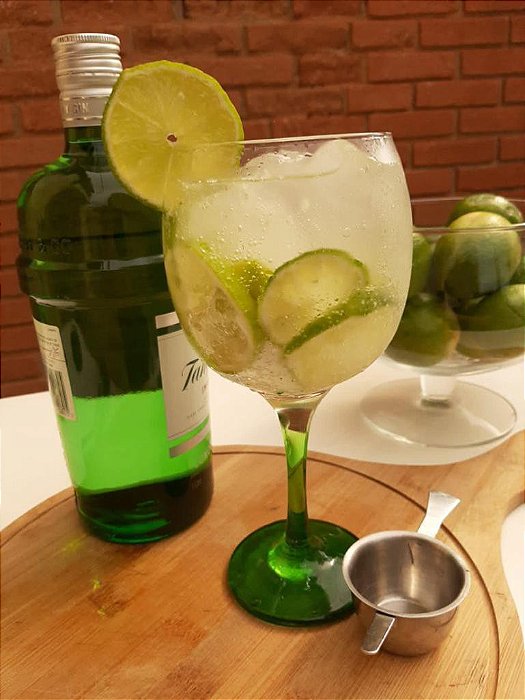 Conjunto 1Taça de GIN Verde - Enfeite Decorativo Minimalista Aramado
