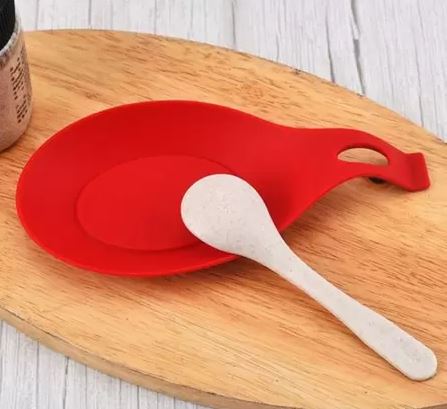 Suporte de silicone para Descanso de Concha /Talher/Colher com 2 unidades