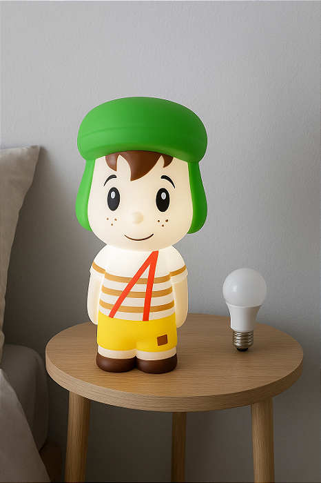 Luminária Chaves Decorfun Oficial – Ilumine Seu Cantinho com Nostalgia e Diversão -Lampada Inclusa Instalada