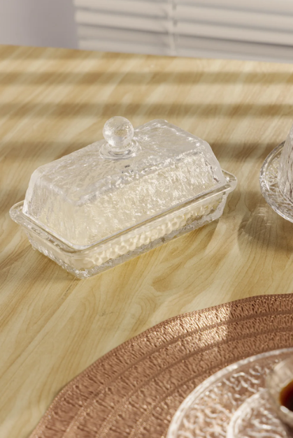 Mantegueira de Cristal com Tampa dois modelos escolha o seu modelo