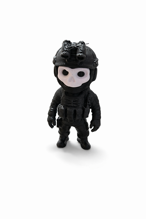 Soldado Fantasma Gamer – Miniatura 5 cm- Colecionável que Todo Gamer Quer Ter!