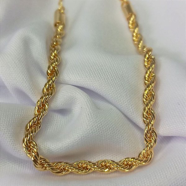 Pulseira Cordão Baiano 4MM - Ouro 18K