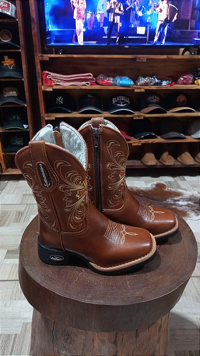 Bota texana infantil unisexx