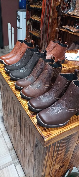 Botas cano curto