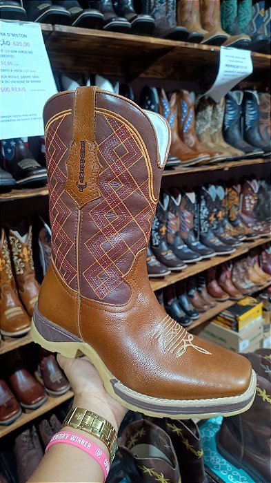 Bota texana solado jump