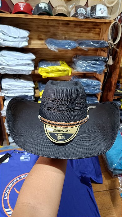 Chapéu preto American Bulls aba 12 EC723