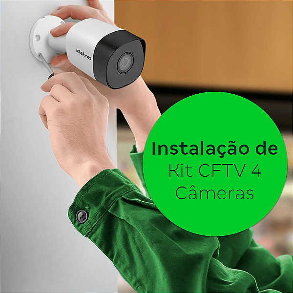 Instalação Kit CFTV 4 Câmeras + Configuração para acesso remoto