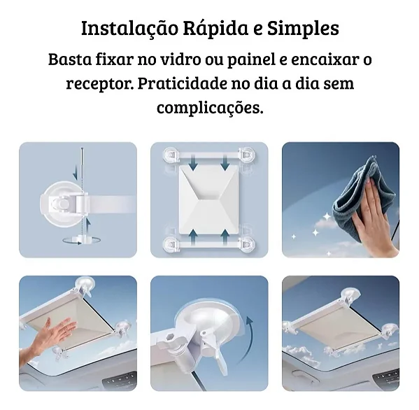 Suporte Antena Starlink Mini Ventosa Veicular