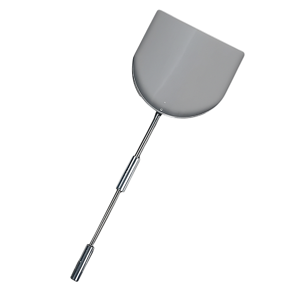 Pá de Pizza Em Inox Quadrada 36cm Premium Forno Lenha Cabo Deslizante