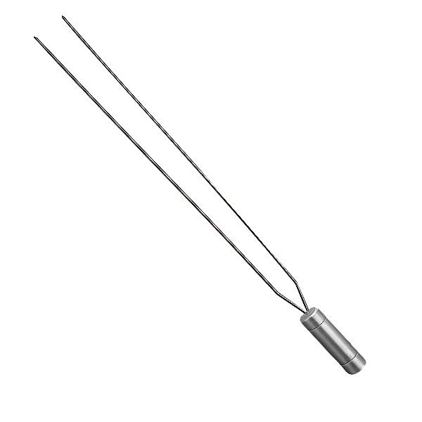 Espeto Duplo Para Churrasco Inox