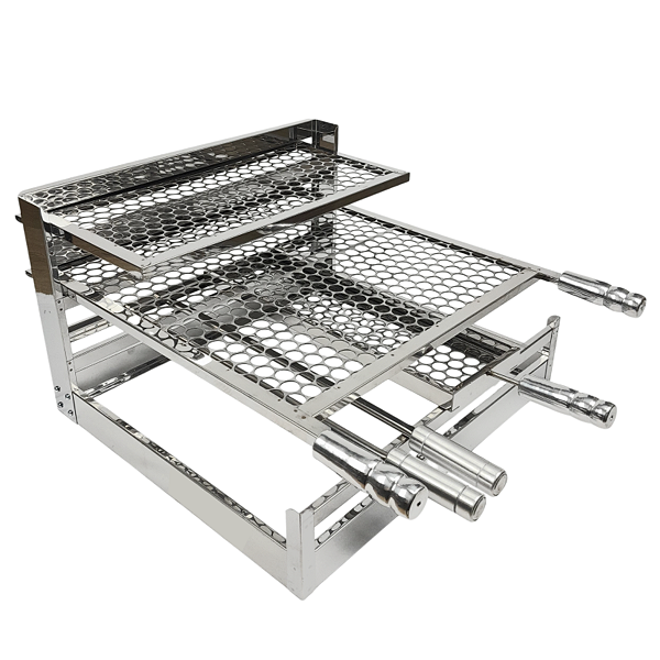 Suporte Suspenso para Bancada Moeda em Inox 6 Peças