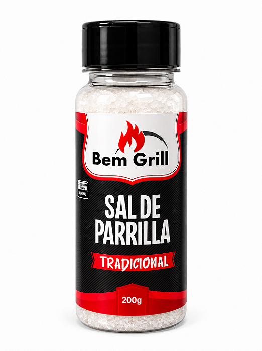 Sal De Parrilla Tradicional Bem Grill 200g