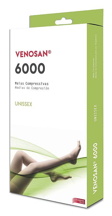 Venosan - Meia 3/4 - AD 6000 Pé Aberto