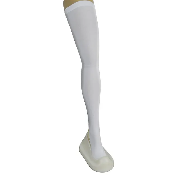 Meia de Compressão 7/8 Antitrombo 18mmHg Branca - Varimed