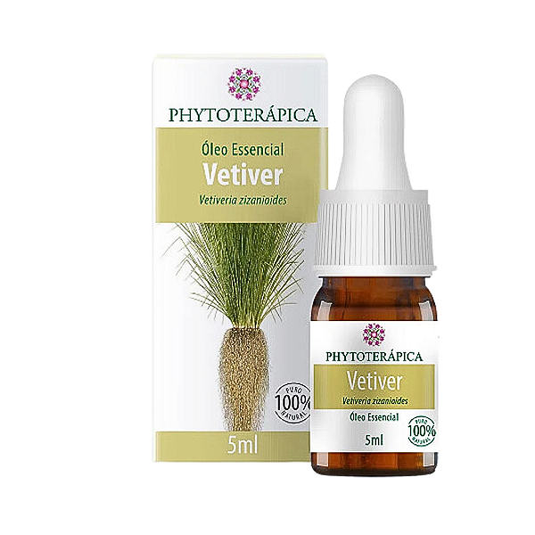 Óleo Essencial Vetiver 5ml Phytoterápica