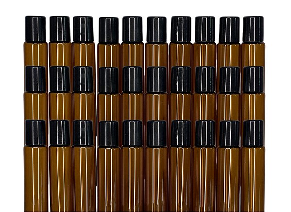 Kit 50 - Vidrinho Roll On Ambar 15ml Lojas Therapon