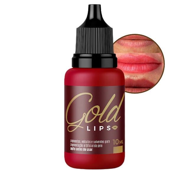 Pigmento Mag Color Gold 10ml Vermelho