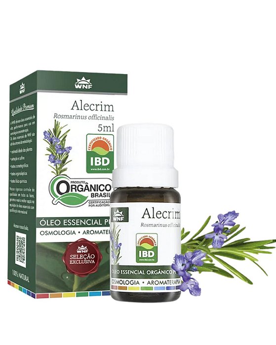 Óleo Essencial Alecrim Orgânico 5ml Wnf