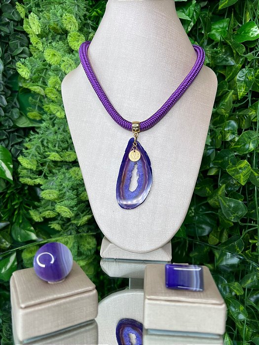 GARGANTILHA JULIE - ROXA