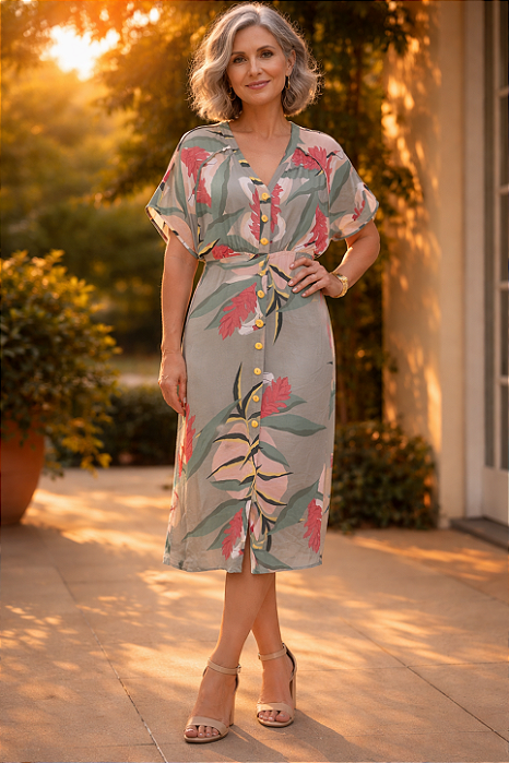VESTIDO ESTAMPADO MARIA FILÓ