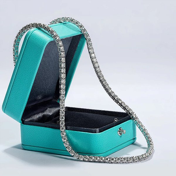 RIVIERA MOISSANITE EM PRATA 925