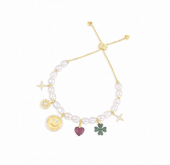 PULSEIRA SMILE PERÓLA DE AGUA DOCE E PRATA 925