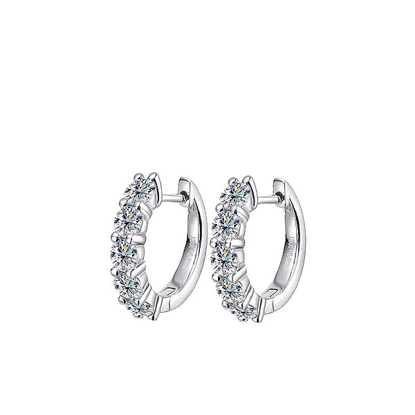 BRINCO ARGOLA MOISSANITE 3MM