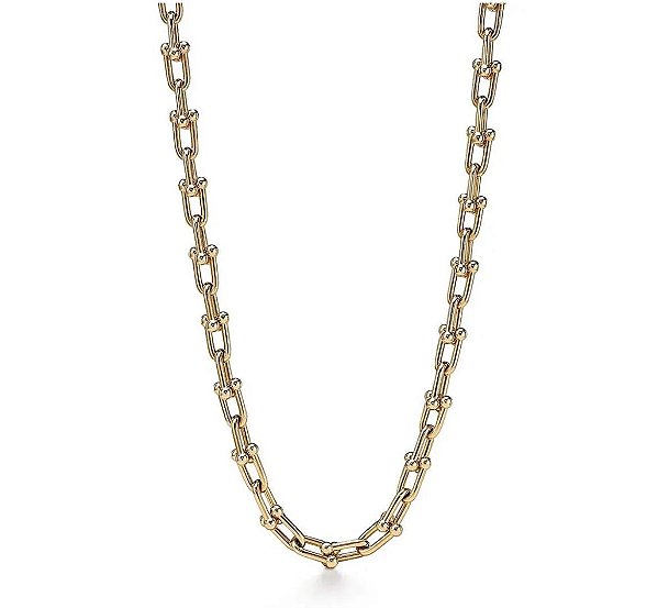 COLAR FERRADURA BANHADO A OURO TAM M