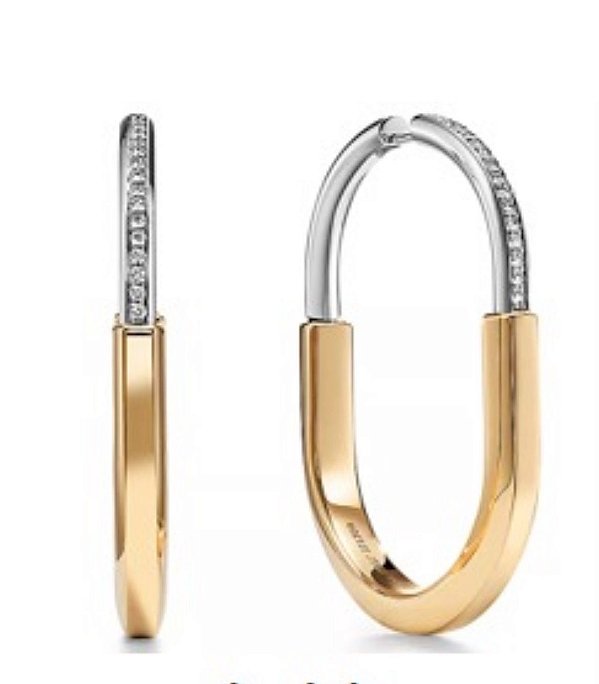 BRINCO LOCKED CRAVEJADO OURO E RÓDIO