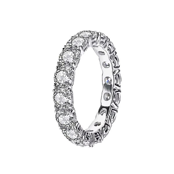 ANEL MOISSANITE 4MM PRATA 925