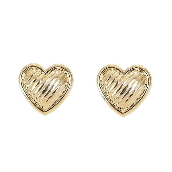 BRINCO CORAÇÃO BOLD OURO