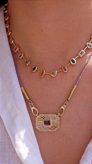 Riviera colorida dourada