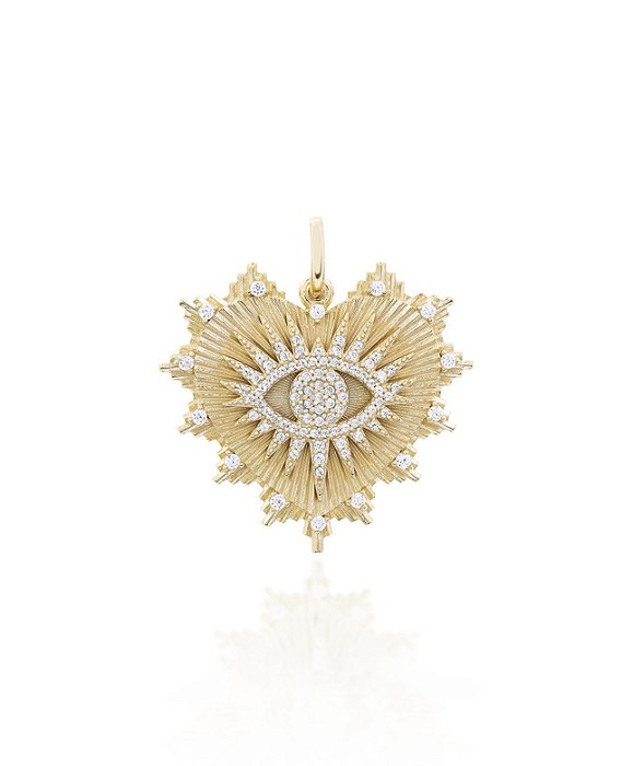 Pingente olho grego cravejado prata925