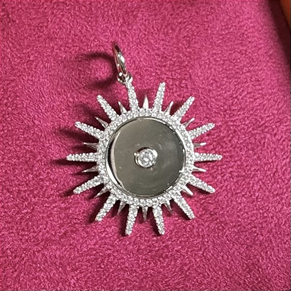 PINGENTE SOL PRATA 925