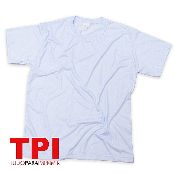 Camiseta Branca Adulto Poliester