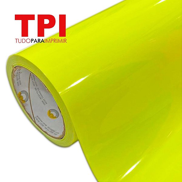 Filme OBM de Recorte Neon Amarelo